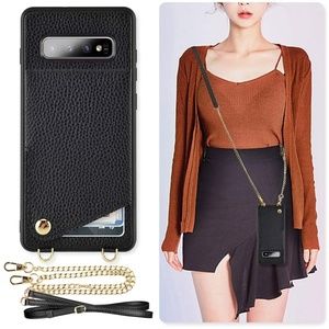 JLFCH Wallet Case for Galaxy S10, 6.1 inch, Galaxy